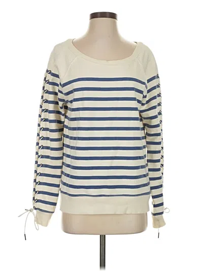 Pre-owned Pam & Gela Sweatshirt In Ivory