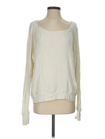 Pre-owned Pam & Gela Sweatshirt In Ivory