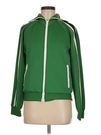 Pre-owned Pam & Gela Track Jacket In Green