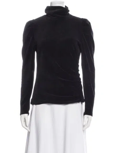 Pre-owned Pam & Gela Turtleneck Sweater In Blue