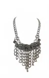 Pam Hiran Women's Bib Necklace In Silver In Metallic