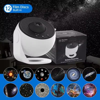 Pambiance Galaxy Projector Night Light With 360° Rotation - Starry Sky Planetarium Lamp For Children's Bedroom In Multi