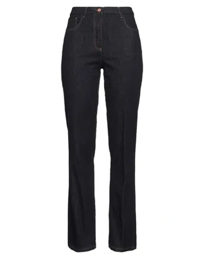 Pamela Henson Woman Jeans Blue Size 14 Cotton, Elastane