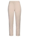 Pamela Henson Woman Pants Beige Size 16 Polyester, Viscose, Elastane In Beige