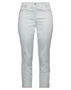 Pamela Henson Woman Pants Light Grey Size 8 Cotton, Elastane In Grey