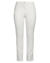 Pamela Henson Woman Pants White Size 16 Polyester, Viscose, Elastane