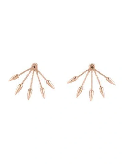 Pre-owned Pamela Love 10k Five-spike Earring Enhancers In Multi
