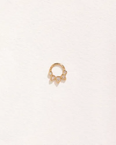 Pamela Love 6mm Cluster Clicker In Gold