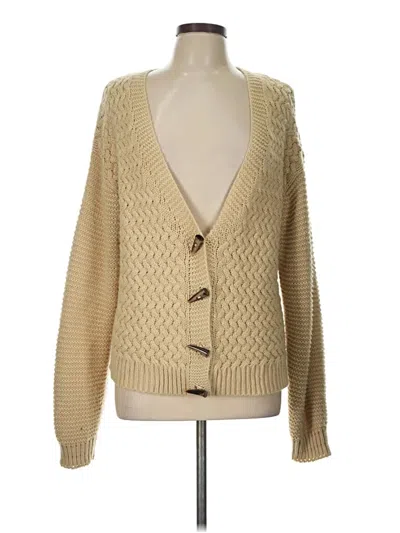 Pre-owned Pamela Love Cardigan Sweater In Tan