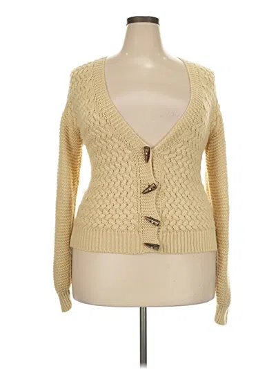 Pre-owned Pamela Love Cardigan Sweater In Tan