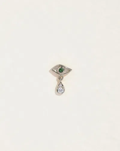 Pamela Love Crying Eye Stud In Gold