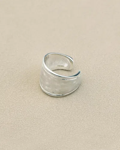 Pamela Love Hammered Ear Cuff In Metallic