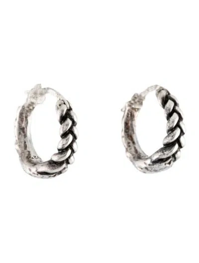 Pre-owned Pamela Love Hoop Earrings In Multicolor
