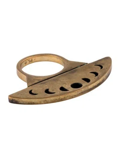 Pre-owned Pamela Love Lunar Phase Cocktail Ring In Multi