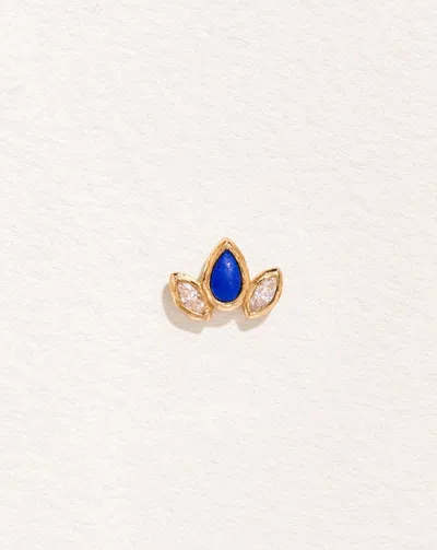 Pamela Love Marquise Pear Stud In Gold