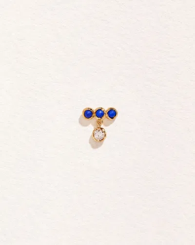 Pamela Love Molten Bar Drop Stud In Gold
