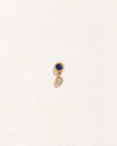Pamela Love Molten Drop Stud In Gold