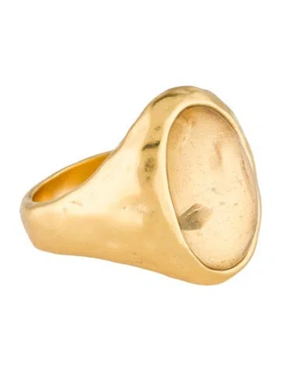 Pre-owned Pamela Love Quartz Paola Cocktail Ring In Multi