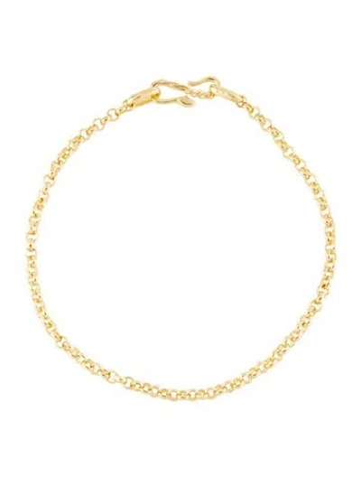 Pre-owned Pamela Love Serpent Chain Necklace, 15" In Multi