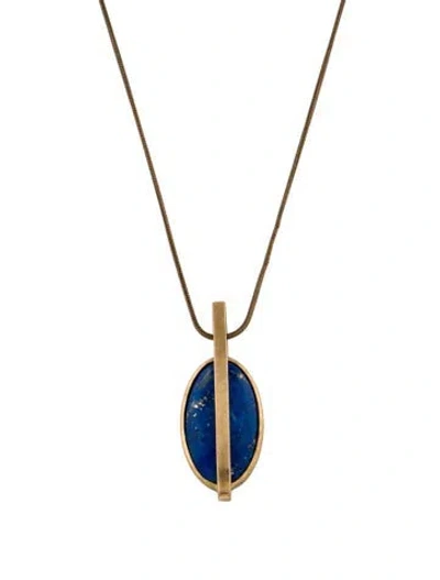Pre-owned Pamela Love Stone Pendant Necklace, 20.5" In Multi