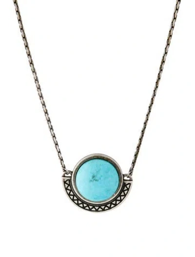 Pre-owned Pamela Love Stone Pendant Necklace In Multi