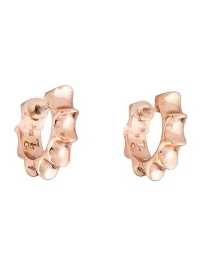 Pre-owned Pamela Love Sun Hoop Earrings In Multicolor