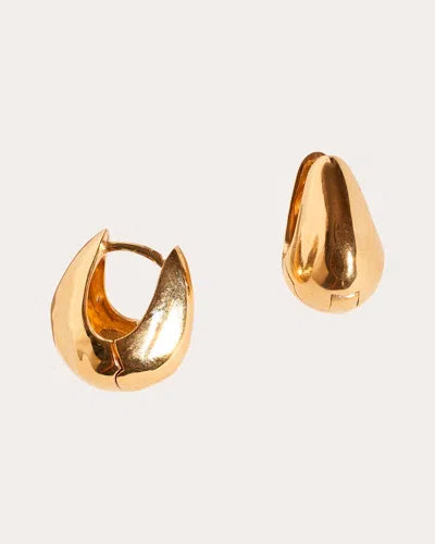 Pamela Love Women's Hammered Hoop Earrings In Gold