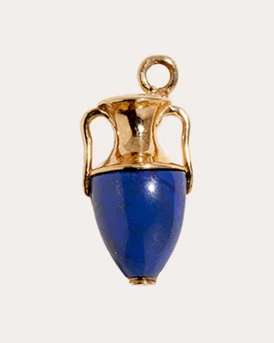 Pamela Love Women's Lapis Lazuli & 14k Gold Inlay Vessel Pendant In Blue