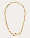 Pamela Love Halskette Snake Hook Aus Goldenem Messing In Gold