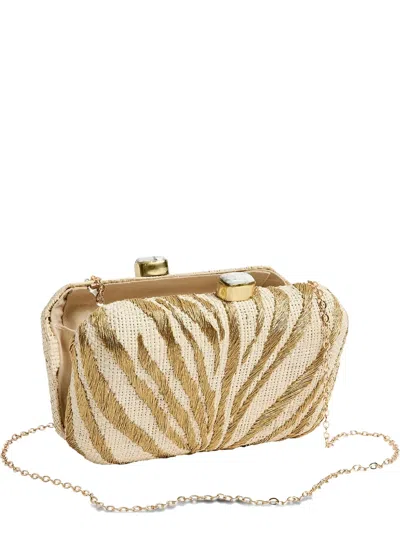 Pamela Munson Le Zoo Clutch Bag In Pink