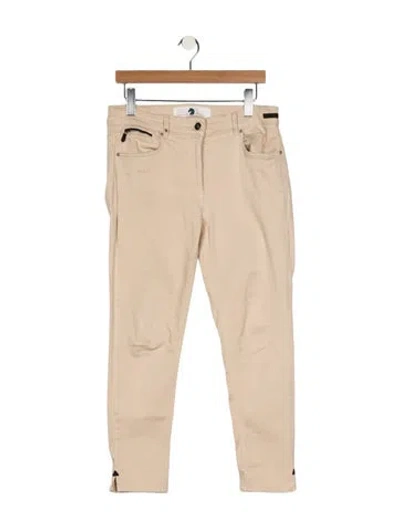 Pre-owned Pamela Munson Mid-rise Skinny Leg Jeans In Neutral