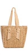 Pamela Munson Petite Isla Bahia Fringe Tote Camel In Camel