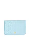 Pamela Munson Signature Calfskin Card Case In Multi
