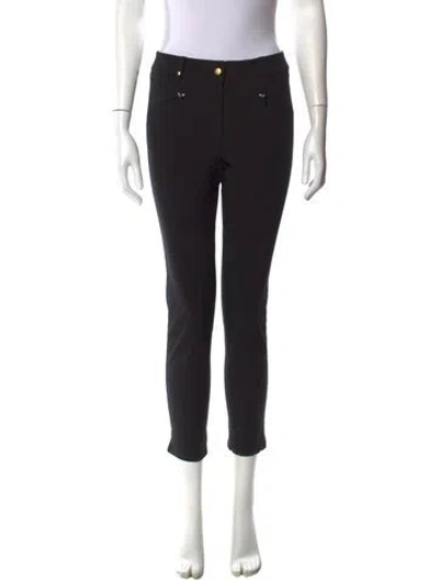 Pre-owned Pamela Munson Skinny Leg Pants In Black