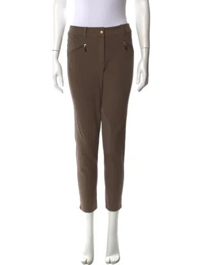 Pre-owned Pamela Munson Straight Leg Pants In Brown