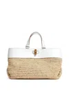 Pamela Munson The Park Straw Tote Bag In Neutral