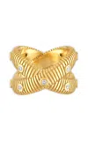 Pamela Zamore Clio X 18k Yellow Gold Diamond Ring