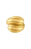 Pamela Zamore Eos 18k Yellow Gold Hug Ring