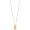Pamela Zamore Eos Egg Diamond Necklace In Gold