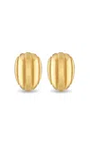 Pamela Zamore Eos Large 18k Yellow Gold Earrings
