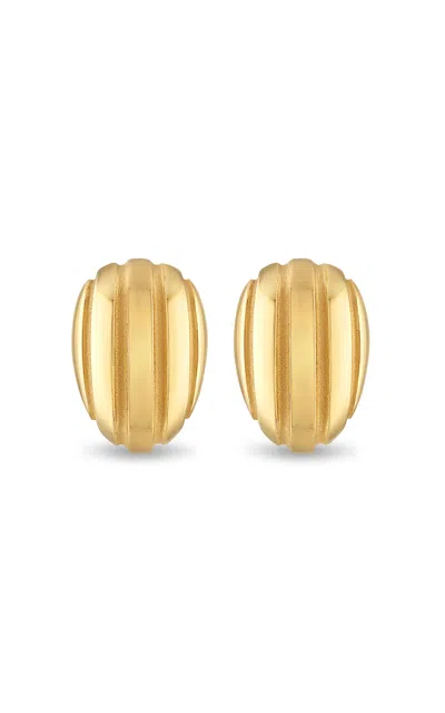 Pamela Zamore Eos Large 18k Yellow Gold Earrings In Gold