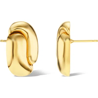 Pamela Zamore Holos 18k Gold Hug Earrings