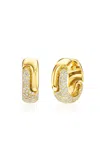 Pamela Zamore Holos 18k Yellow Gold Diamond Earrings
