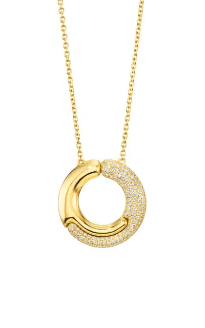 Pamela Zamore Holos 18k Yellow Gold Diamond Necklace