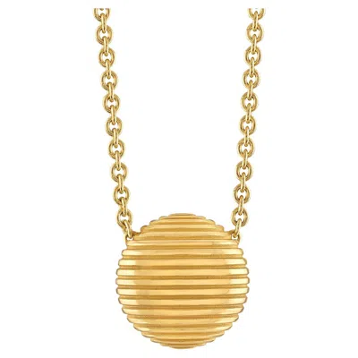 Pre-owned Pamela Zamore Isla Dome Necklace In Multi