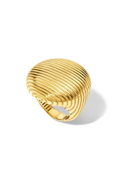 Pamela Zamore Isla Dome Ring In Brown