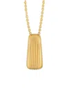 Pamela Zamore Isla Monolith 18k Yellow Gold Necklace