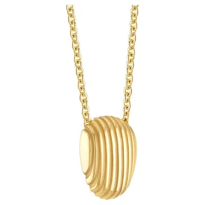 Pre-owned Pamela Zamore Isla Shield Necklace In Multi