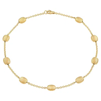 Pre-owned Pamela Zamore Isla Station Necklace In Multi