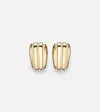 Pamela Zamore Orla Armour 18kt Gold Earrings In Gold